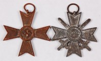 Lot 363 - A WW II German War Merit Cross 2nd class with...