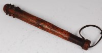 Lot 378 - A WW I style trench club having a spiked...