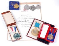 Lot 413 - An ER. II 1953 Coronation medal, boxed with...