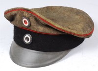 Lot 421 - A German Officer's peaked cap.