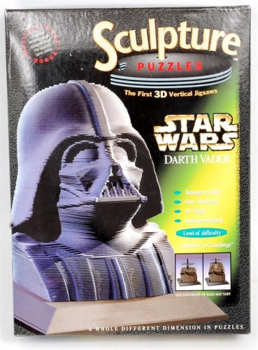 Lot 3212 - Star Wars Sculpture Puzzle of Darth Vader, as...