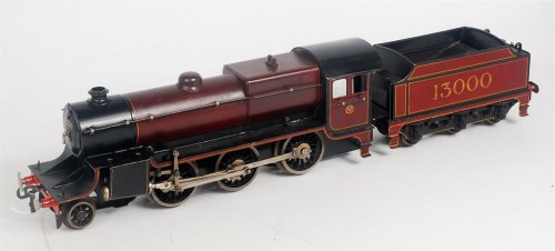 Lot 459 - Bassett-Lowke maroon LMS Hughes 'Crab' 'Mogul'...