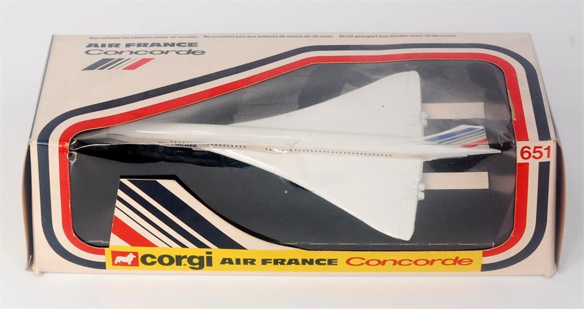 Lot 1791 - Corgi Toys, 651, Air France Concorde, in