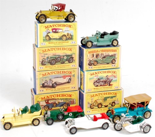 Lot 2316 - 7 boxed Matchbox Models of Yesteryear, to...