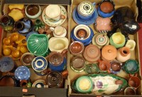 Lot 86 - Two boxes of miscellaneous Torquay pottery...
