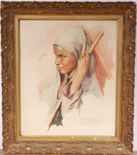 Lot 1009 - Max Leon Moreau (1902-1992) - Mana Kech,...