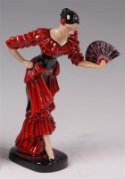 Lot 18 - Peggy Davies Ceramics - The Spanish Dancer, in...
