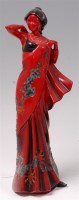 Lot 43 - A Royal Doulton flambe glazed ceramic figure...