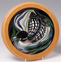 Lot 71 - A contemporary Moorcroft pottery wall plate,...