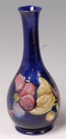 Lot 77 - A Moorcroft pottery bottle vase, in the...