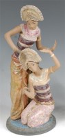 Lot 84 - A large Lladro porcelain figure group...