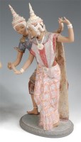 Lot 85 - A large Lladro porcelain figure group 'Thai...
