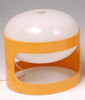 Lot 89 - A 1980s Italian polypropylene table lamp, of...