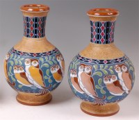 Lot 90 - A pair of mid-20th century Continental ceramic...