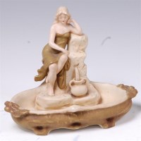 Lot 95 - An Art Nouveau ceramic centrepiece by Royal...