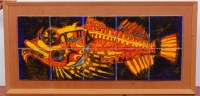 Lot 100 - Tony Morris for Poole Pottery - Ten part tile...