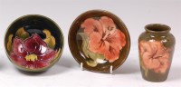Lot 80 - A Moorcroft small pottery shallow footed table...