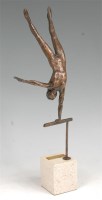 Lot 193 - James Osborne (1940-1992) - Girl athlete,...