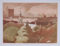 Lot 239 - Donald Harris - Two Hawksmoors, etching,...