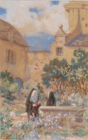 Lot 245 - Arthur Henry Jenkins (b.1871) - Nuns in a...