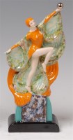 Lot 28 - Peggy Davies Ceramics - Standing Dancer,...