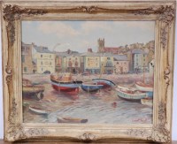 Lot 272 - Ernest Knight (1915-1995) - Brixham Harbour,...
