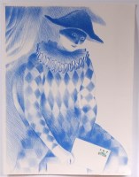Lot 290 - Adrian George (b.1944) - Pierrot, lithograph,...