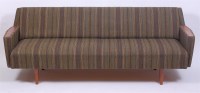 Lot 320 - A 1960s Danish teak framed and striped...