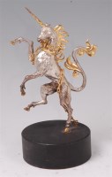 Lot 158 - A contemporary silver and silver gilt model of...