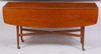 Lot 376 - A 1960s birch dropleaf dining table, by Drexel,...