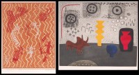 Lot 249 - Touradg Ebrahimi - Still Life with Persian...