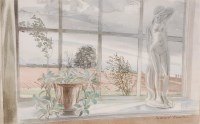 Lot 262 - Richard Bawden (b.1936) - Figure in White,...