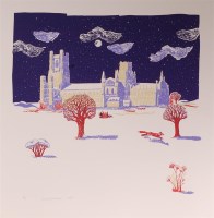 Lot 293 - Hannah Firmin (b.1956) - Ely Cathedral at...