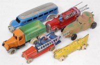 Lot 2575 - Tootsie Toys mixed diecast group, 6 loose...