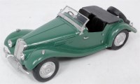Lot 2576 - Kenna Models? white metal model of a MG 1953...