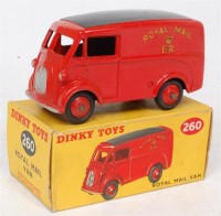 Lot 1959 - Dinky Toys, 260, Royal Mail Van, red body with...