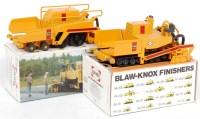 Lot 2597 - NZG Blaw Knox Finisher Group, 2 boxed examples,...