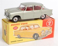 Lot 1910 - Dinky Toys, 145 Singer Vogue, light metallic...