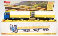 Lot 1915 - Dinky Toys, No.917 Mercedes Truck with Trailer...
