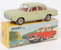 Lot 1923 - French Dinky No.534 BMW 1500, sage green body...