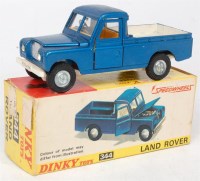 Lot 1933 - Dinky Toys, No.344 Land Rover, metallic blue...
