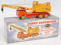 Lot 1934 - Dinky Toys, 972 20-ton lorry mounted Coles...