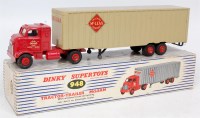 Lot 1940 - Dinky Toys, 948, Mclean tractor-trailer, red...