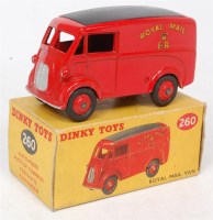 Lot 1952 - Dinky Toys, 260, Royal Mail Van, red body with...
