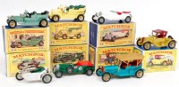 Lot 2313 - 7 boxed Matchbox Models of Yesteryear, to...