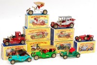 Lot 2314 - 7 boxed Matchbox Models of Yesteryear, to...