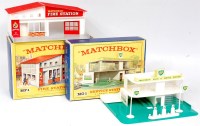 Lot 2327 - Matchbox Accessory Group, 2 Boxed examples to...