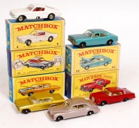 Lot 2341 - Matchbox 1-75 series boxed diecast group, 5...