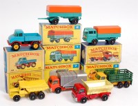 Lot 2344 - Matchbox 1-75 Series E and F Boxed Type...