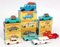 Lot 2345 - Matchbox 1-75 Series E and F Boxed Diecast...